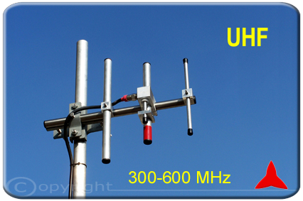 <br />directional antenna yagi 3 elements UHF 300-600MHz PROTEL