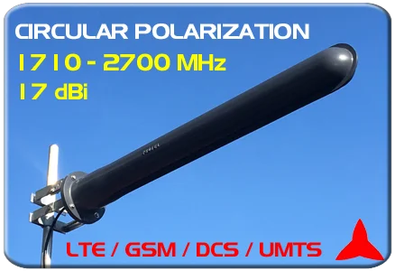 AR1061 Antenna Circular Polarization 1710 2700 MHz Protel