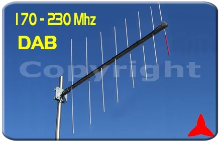 ARL03810X Log-Periodic Antenna DAB 170 230 Mhz Protel