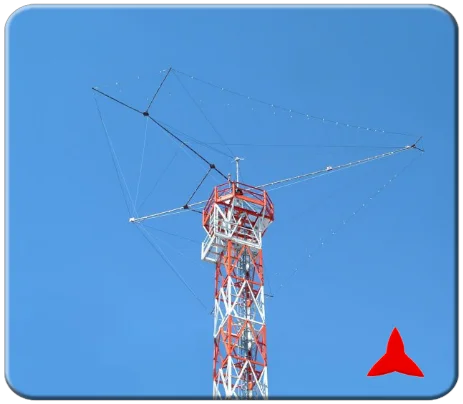 ARL530.1  Log-Periodic logarithmic directional antenna HF 2 - 30 MHz 7 dB