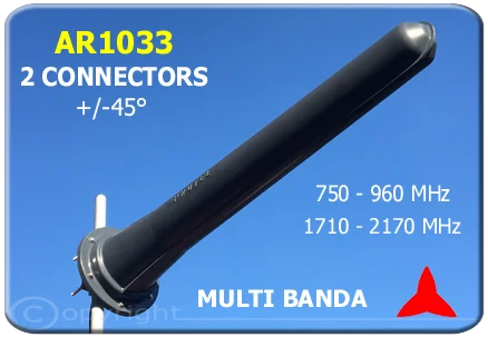 AR1033 Directional Antenna Yagi High Gain, band 3G GSM-R umts  dcs gsm lte 4g 750 - 960 MHz 1710 - 2170 MHz