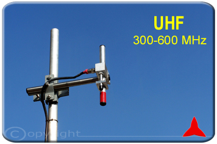 omnidirectional dipole antenna UHF 300-600MHz PROTEL